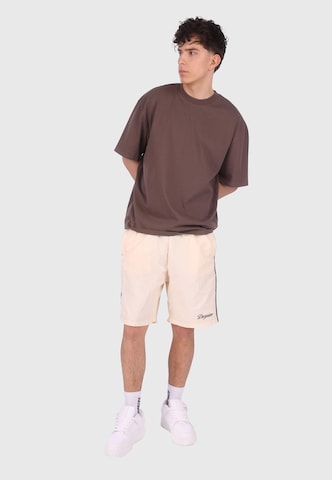Regular Pantalon Dropsize en blanc