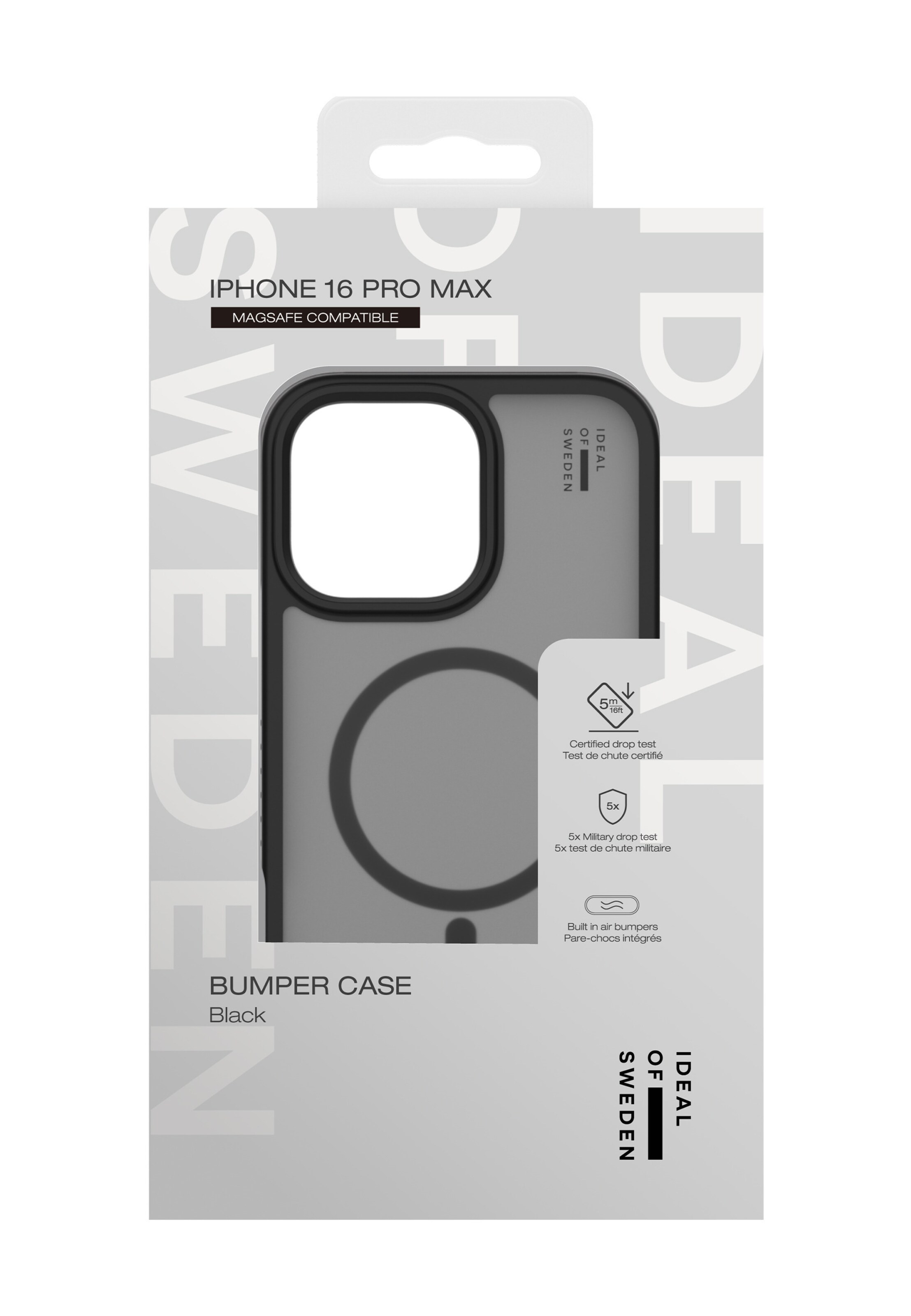 iDeal of Sweden - Funda para smartphone 'iPhone 16 Pro Max' en negro