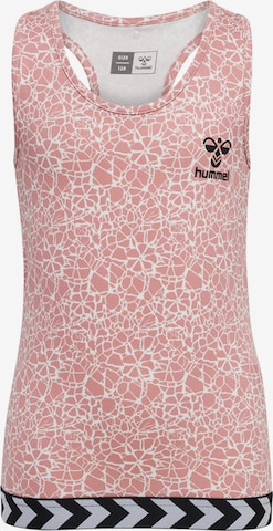 Hummel Sporttop in Roze: voorkant