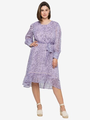 SHEEGO Shirt Dress in Purple