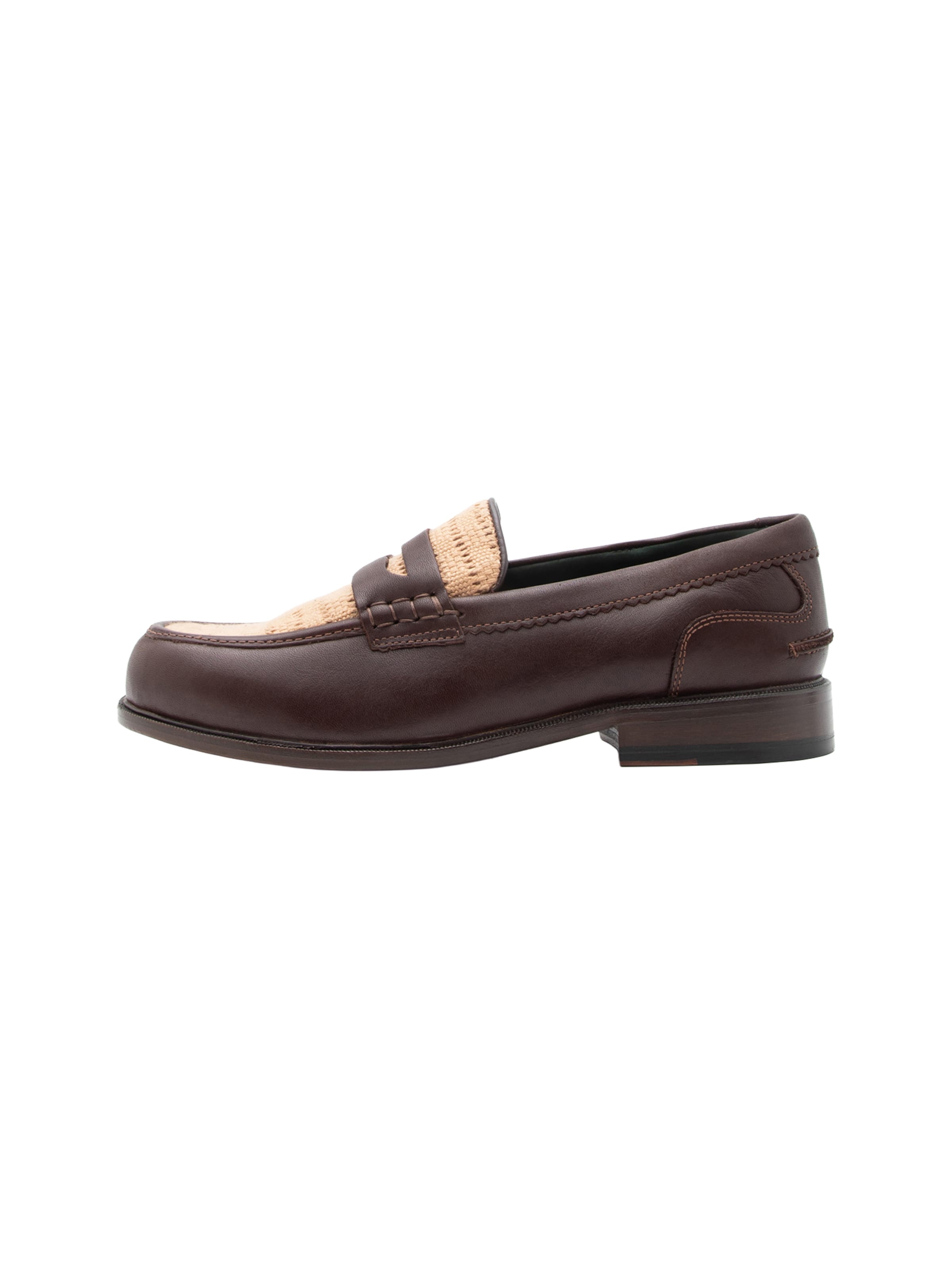 CLARKS Slip-ons 'CraftJames' in Brown: front