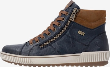 Baskets hautes 'Basic' REMONTE en bleu : devant