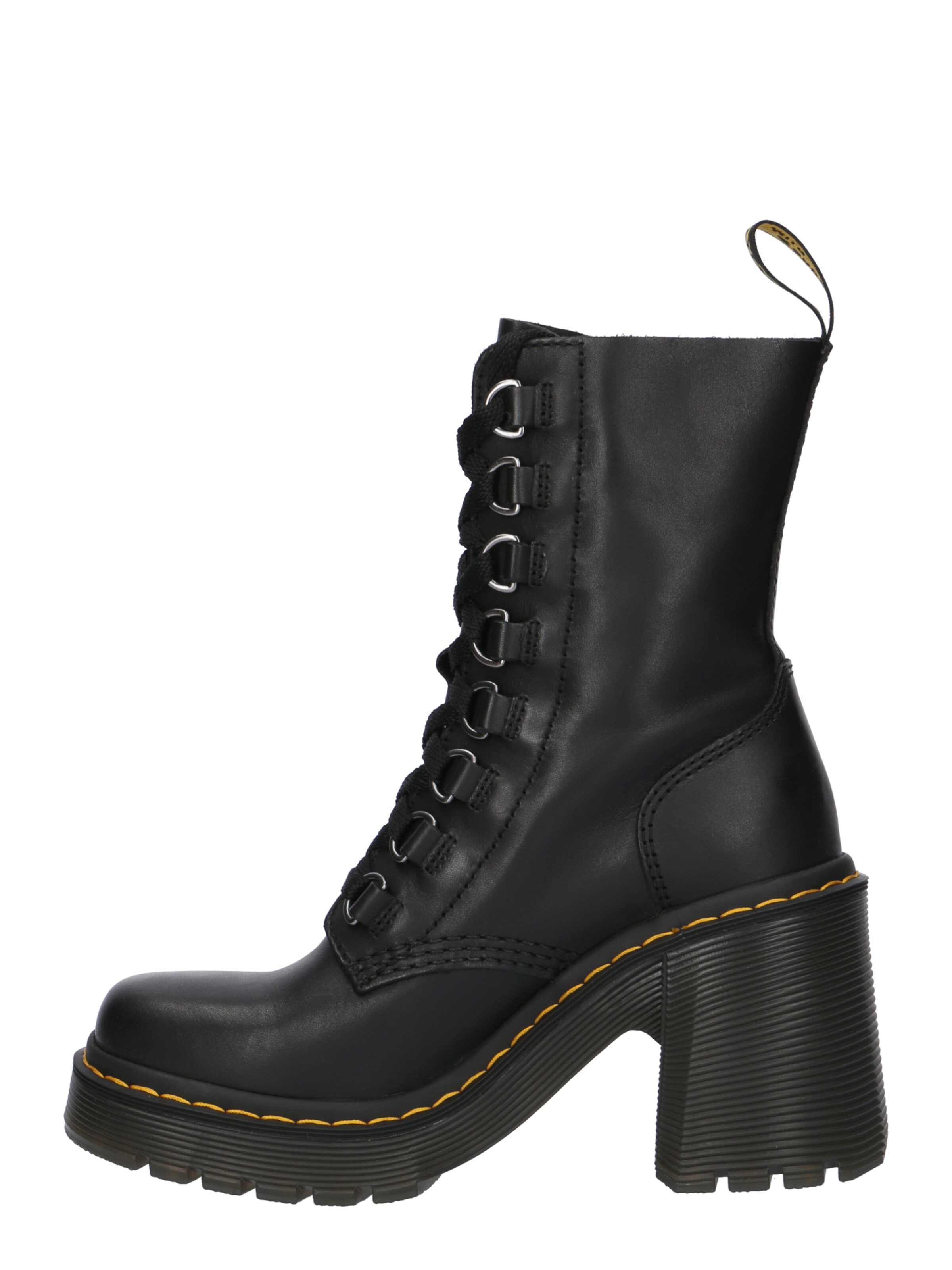 melns Dr. Martens Sienamie zābaki 'Chesney'