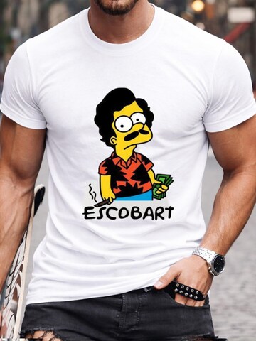 RMK Shirt 'gangster bart' in White