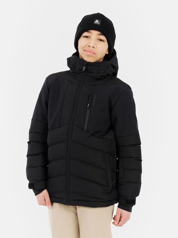 PROTEST Athletic Jacket 'Brucer' in Black: front