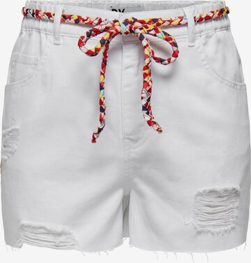 JDY Regular Jeans 'Zigga' in White: front