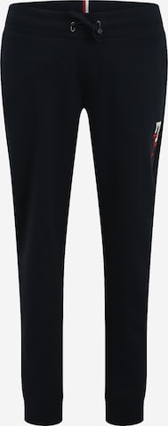 Tapered Pantaloni de la Tommy Hilfiger Big & Tall pe albastru: față