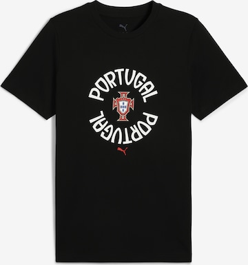 T-Shirt fonctionnel 'Portugal FtblNRGY' PUMA en noir : devant