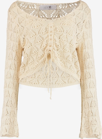 Hailys Pullover 'Er44in' in Beige: predná strana