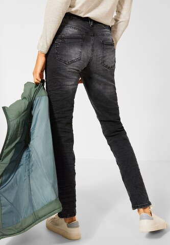 CECIL Slimfit Jeans 'Scarlett' in Zwart