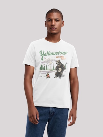 T-Shirt F4NT4STIC en blanc : devant