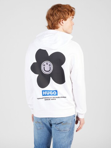 HUGO Sweatshirt 'Nolumbine' i hvid: forside