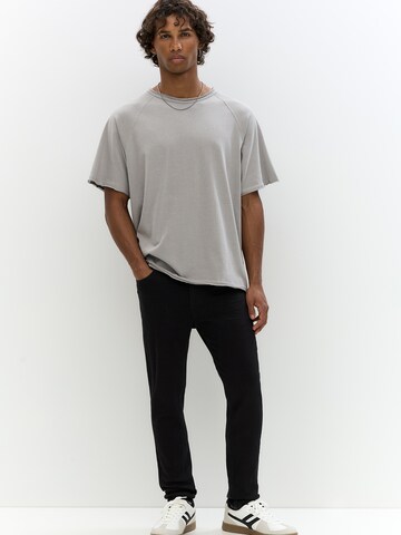 Slimfit Jeans de la Pull&Bear pe negru
