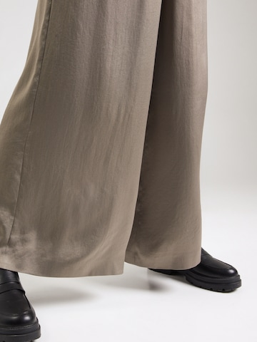 DRYKORN Wide leg Pants 'TWEEZER' in Brown