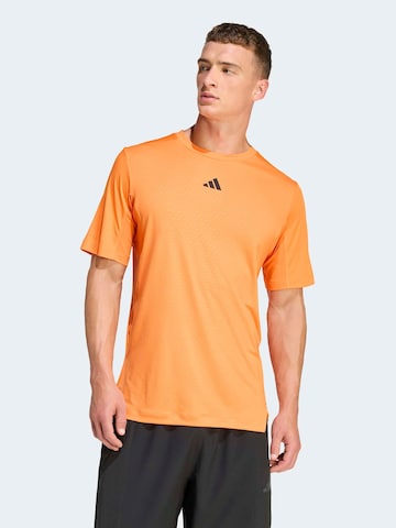 ADIDAS PERFORMANCE Koszulka funkcyjna 'D4T POWER' w kolorze pomarańczowy: przód