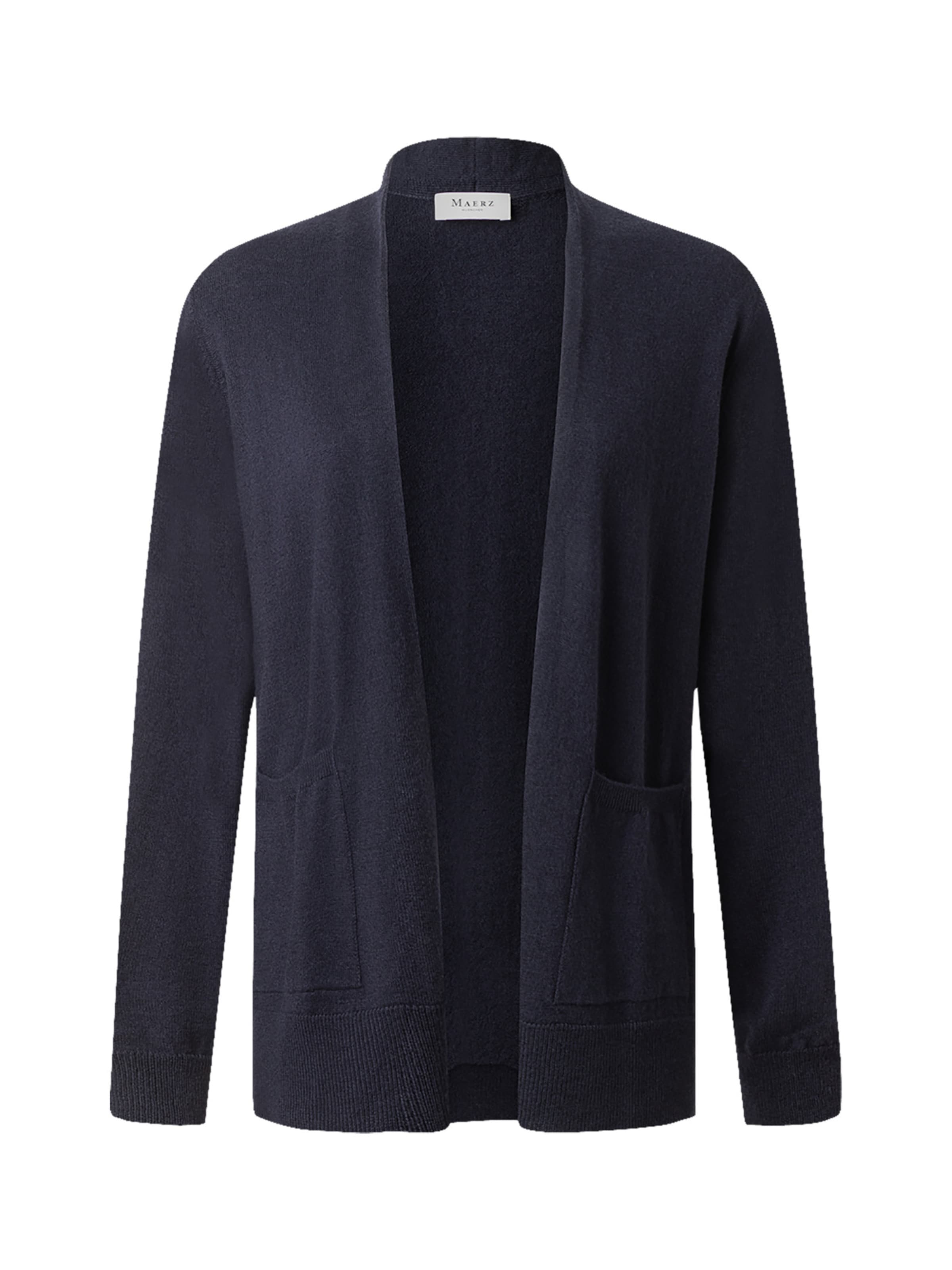 MAERZ Muenchen Gebreid vest in Blauw: voorkant