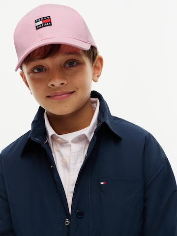 TOMMY HILFIGER Hat 'HERITAGE' in Pink: front