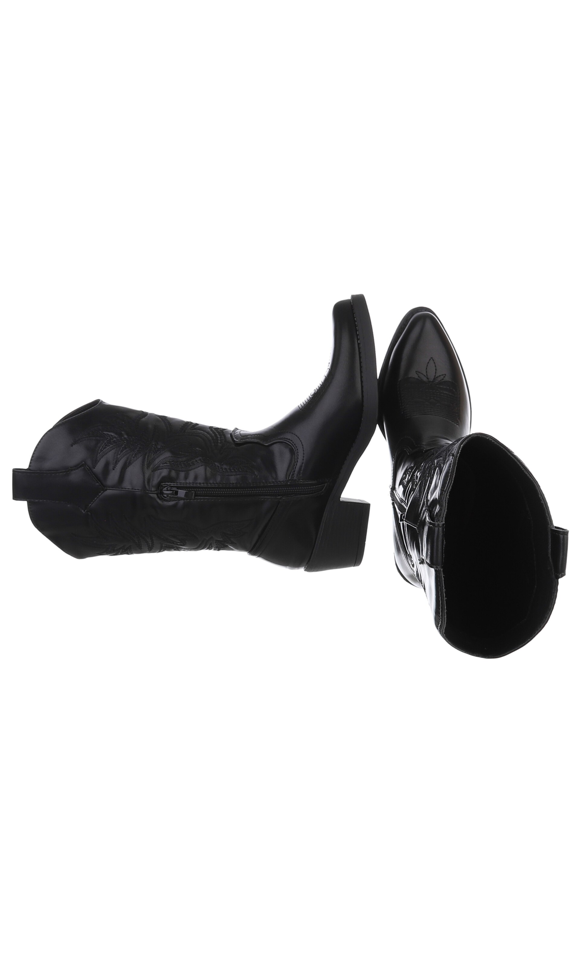Ital-Design Cowboy Boots in Black