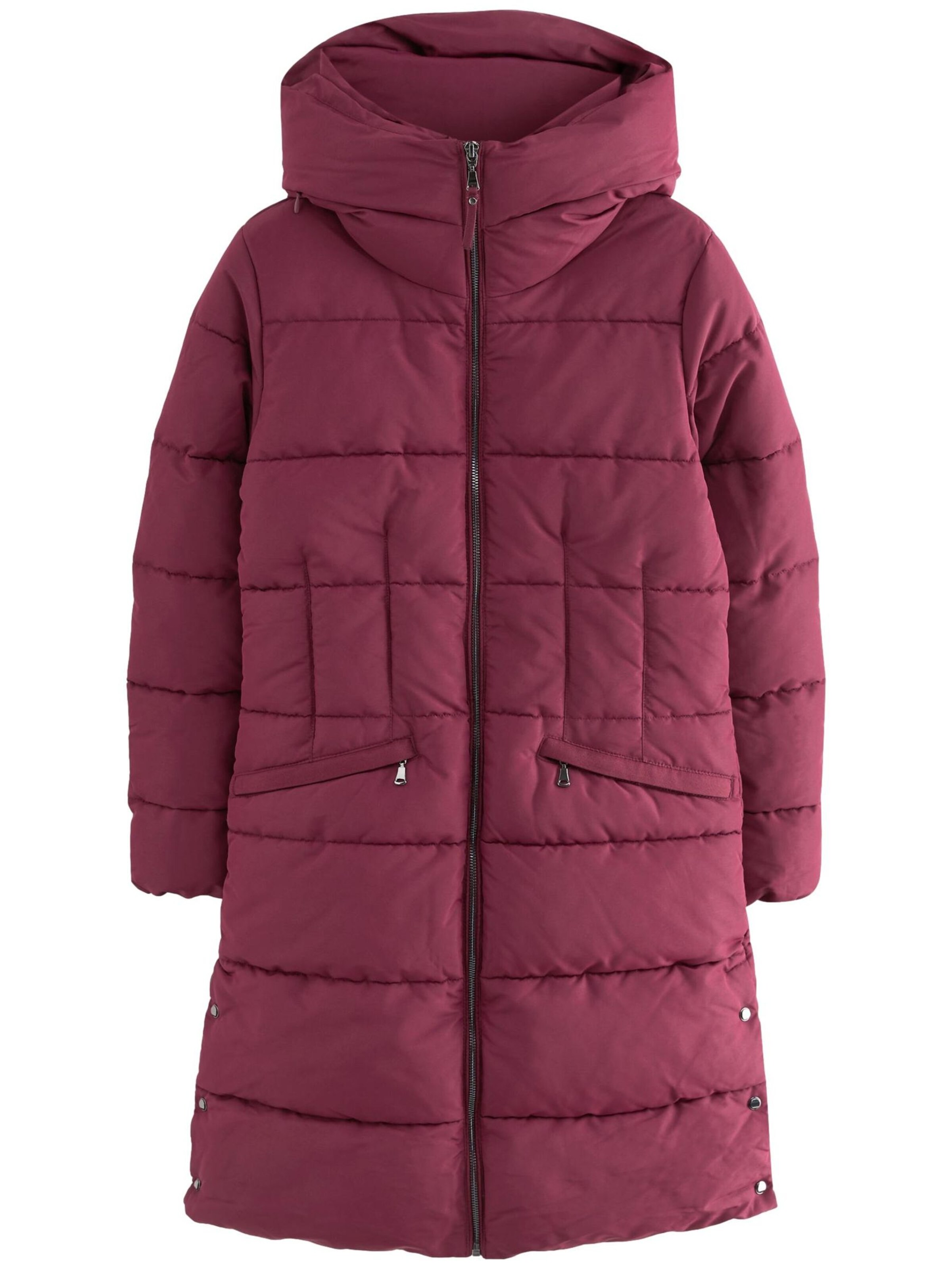 Next Функционално палто в червено: отпред