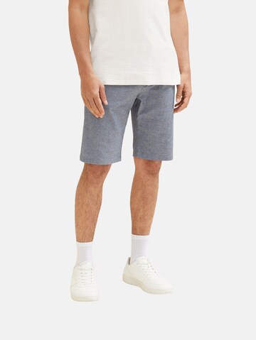 TOM TAILOR Slimfit Shorts in Blau: predná strana