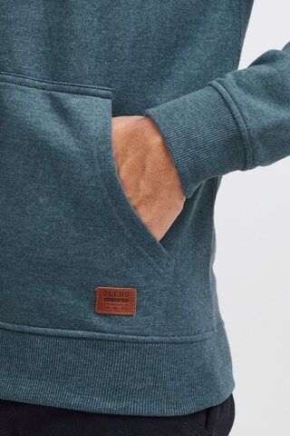 BLEND Zip-Up Hoodie 'Hulker Teddy' in Blue