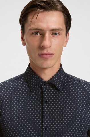 BOSS Slim fit Button Up Shirt in Blue