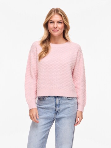 VILA Pulóver 'VIDebs' - rózsaszín: elől