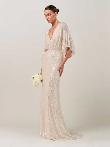 BWLDR Festkjole 'Isla' i beige