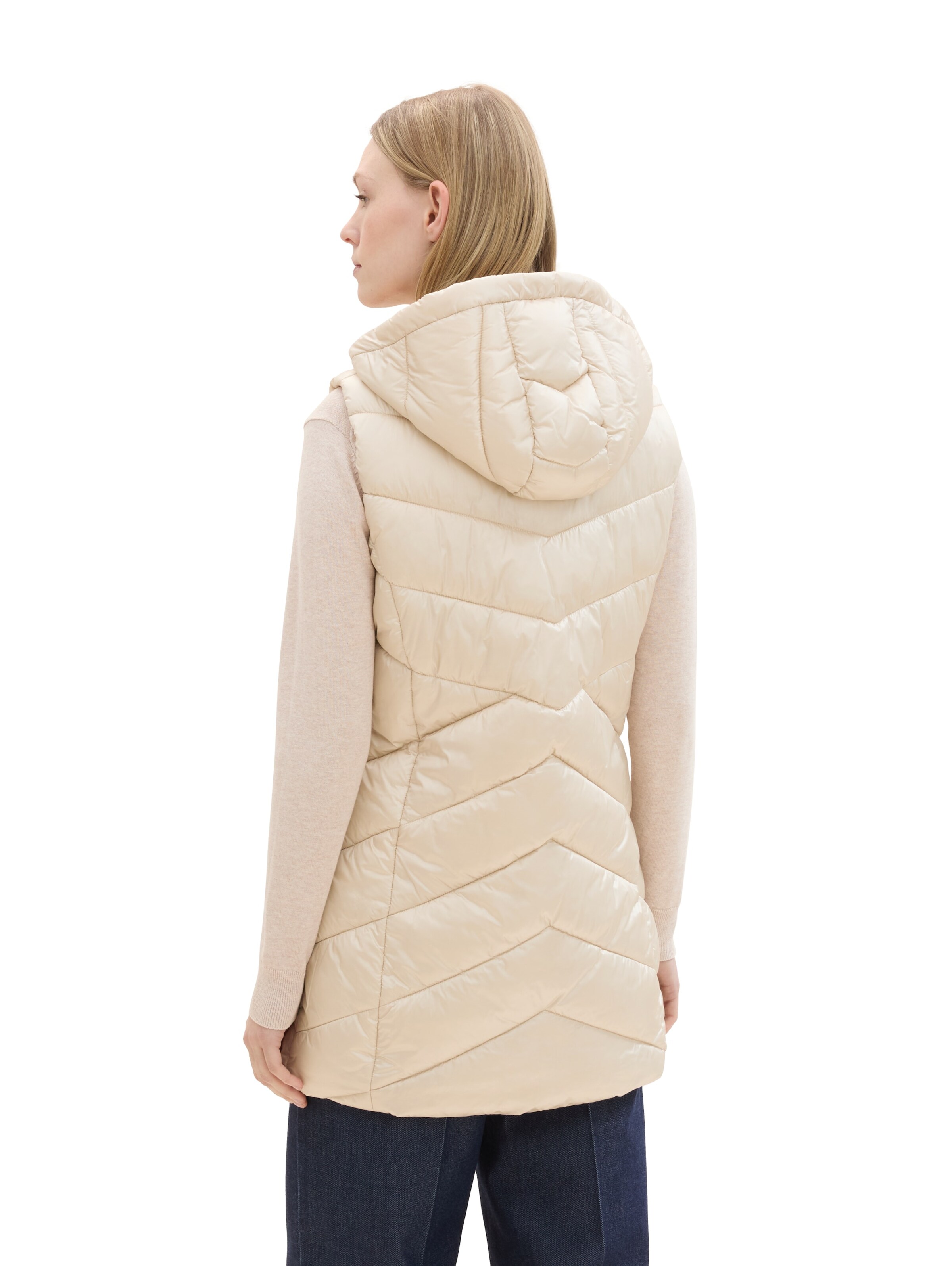 Gilet TOM TAILOR en beige