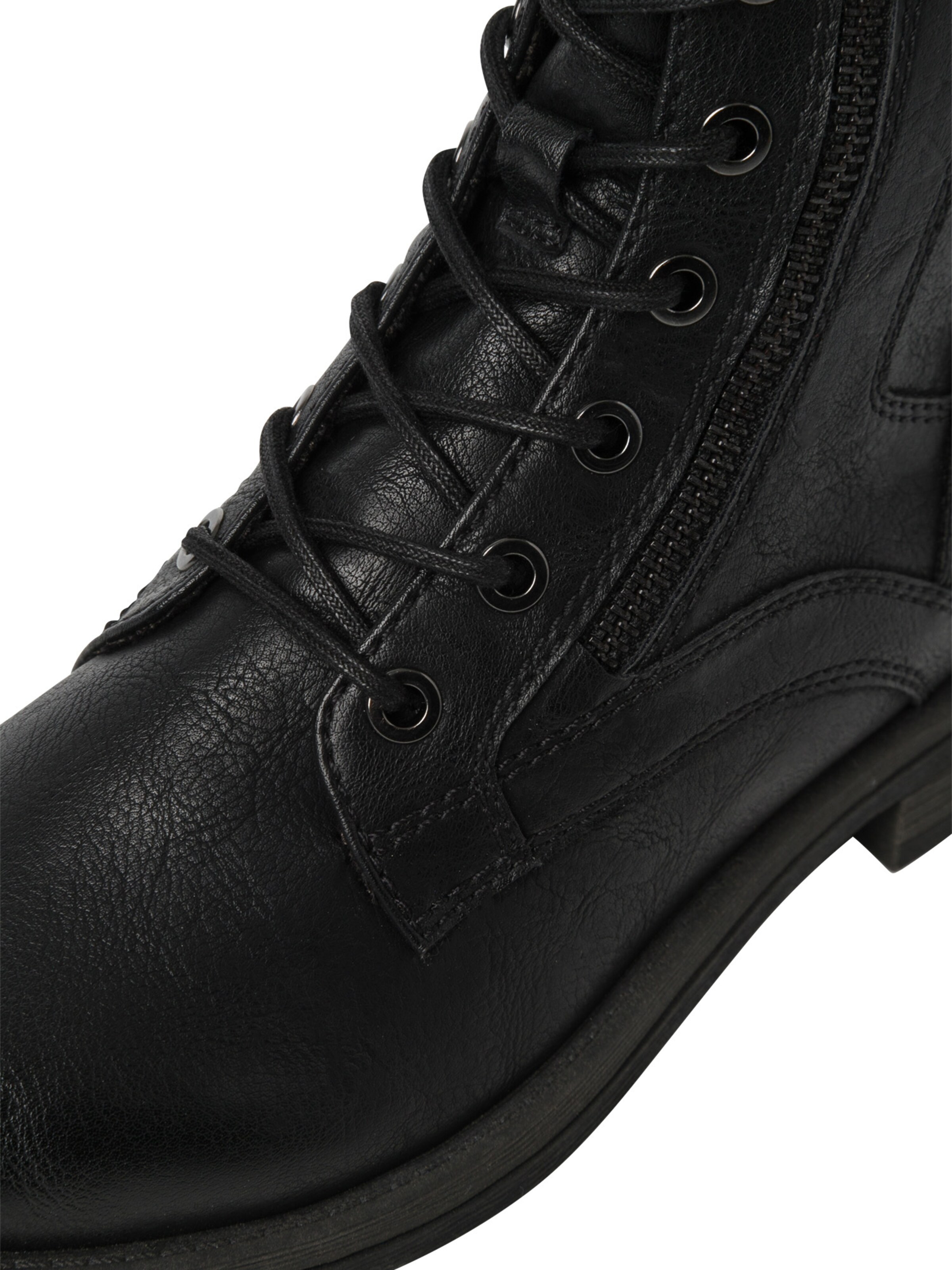 Tamaris Schnürstiefelette in Schwarz