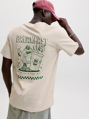 JACK & JONES Paita 'JJBrewy' värissä beige: etupuoli