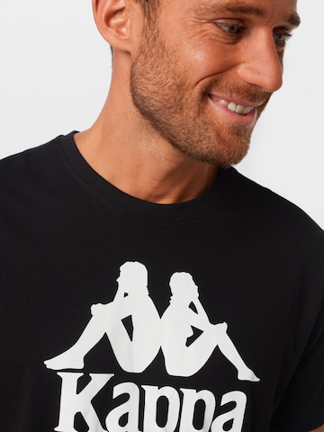 KAPPA T-Shirt 'Caspar' in Schwarz