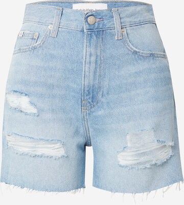 Calvin Klein Jeans Regular Shorts in Blau: predná strana