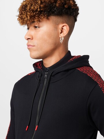 HUGO Sweatjacke 'Dobbins' in Schwarz