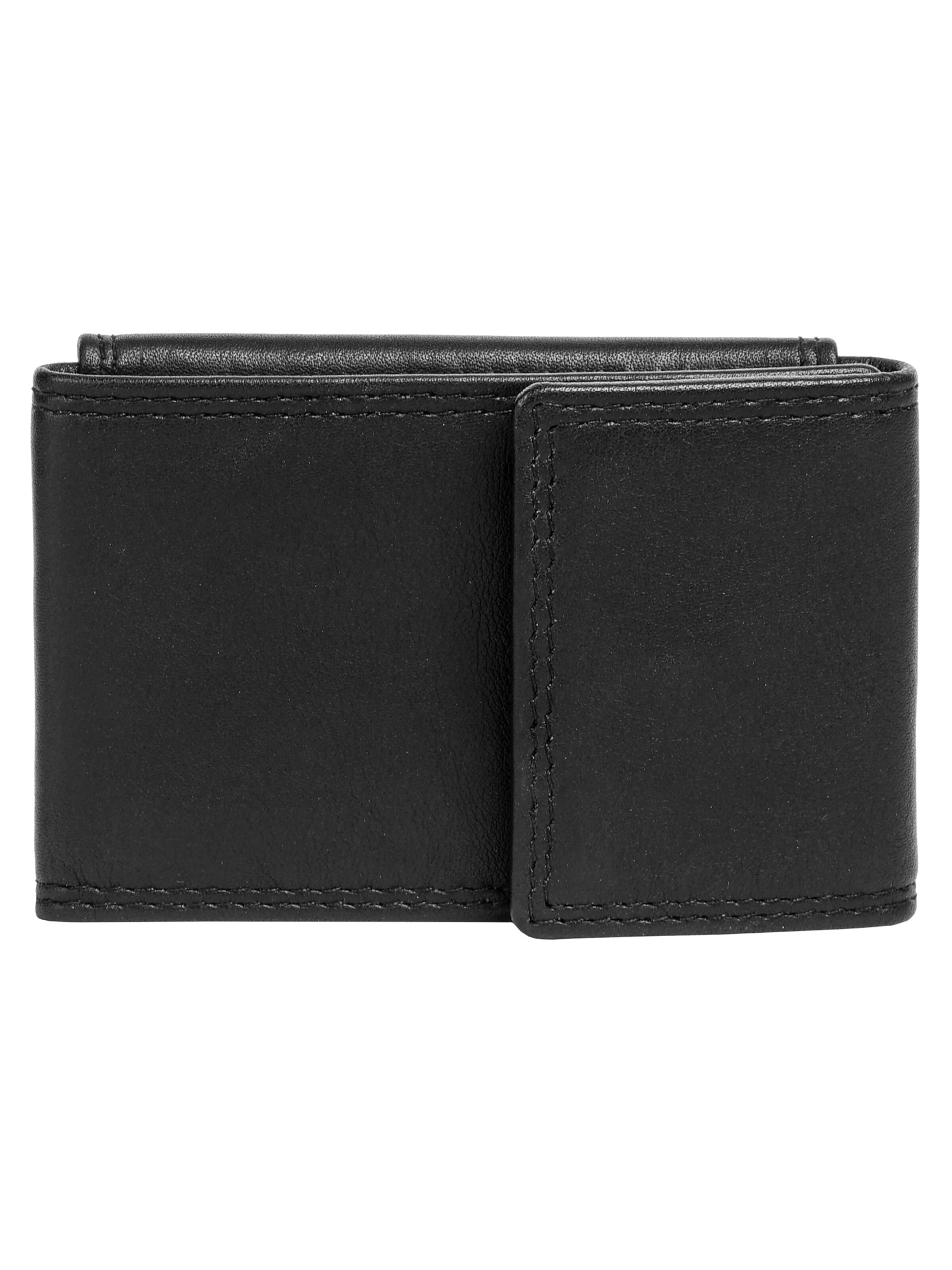 mano Wallet 'SUTURA' in Black