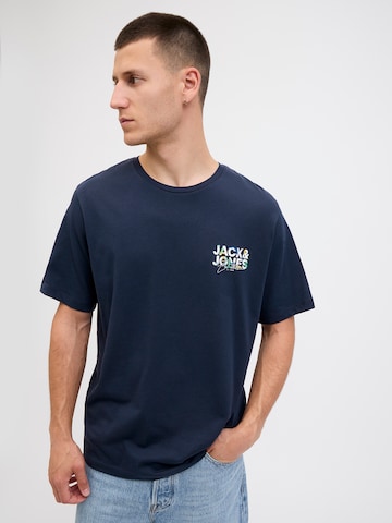 Tricou 'JJGEPLAS' de la JACK & JONES pe albastru