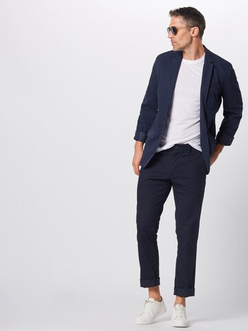 GAP Slimfit Kalhoty 'ESSENTIAL' – modrá