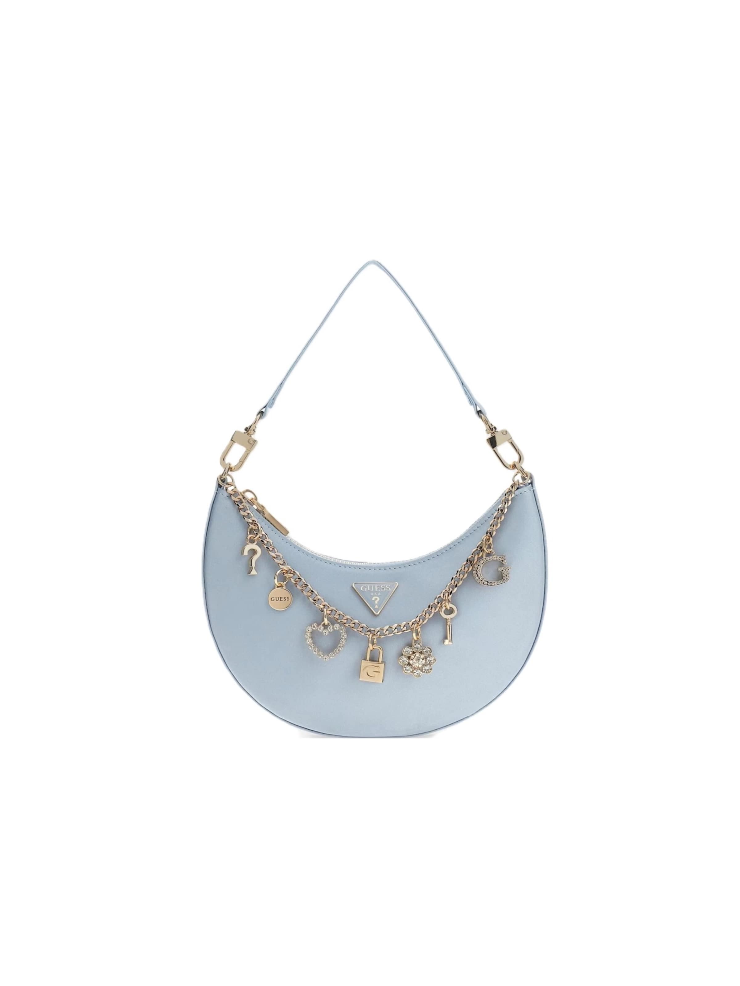 Borsa a spalla 'ES993172' di GUESS in blu: frontale