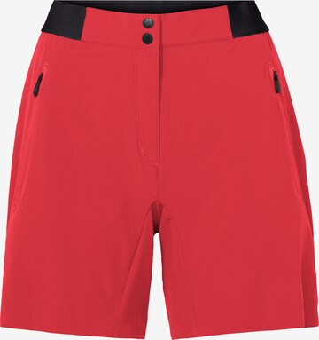 VAUDE Regular Outdoorbroek 'Scopi II' in Rood: voorkant