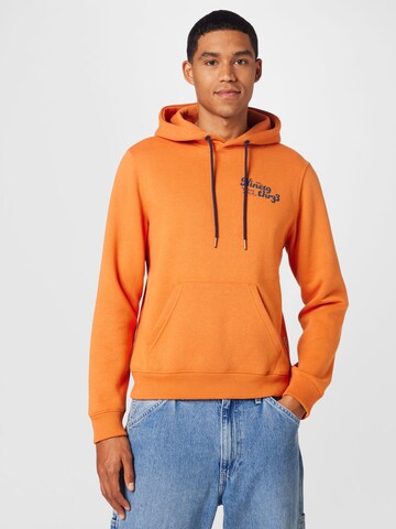 BLEND Sweatshirt in Orange: front