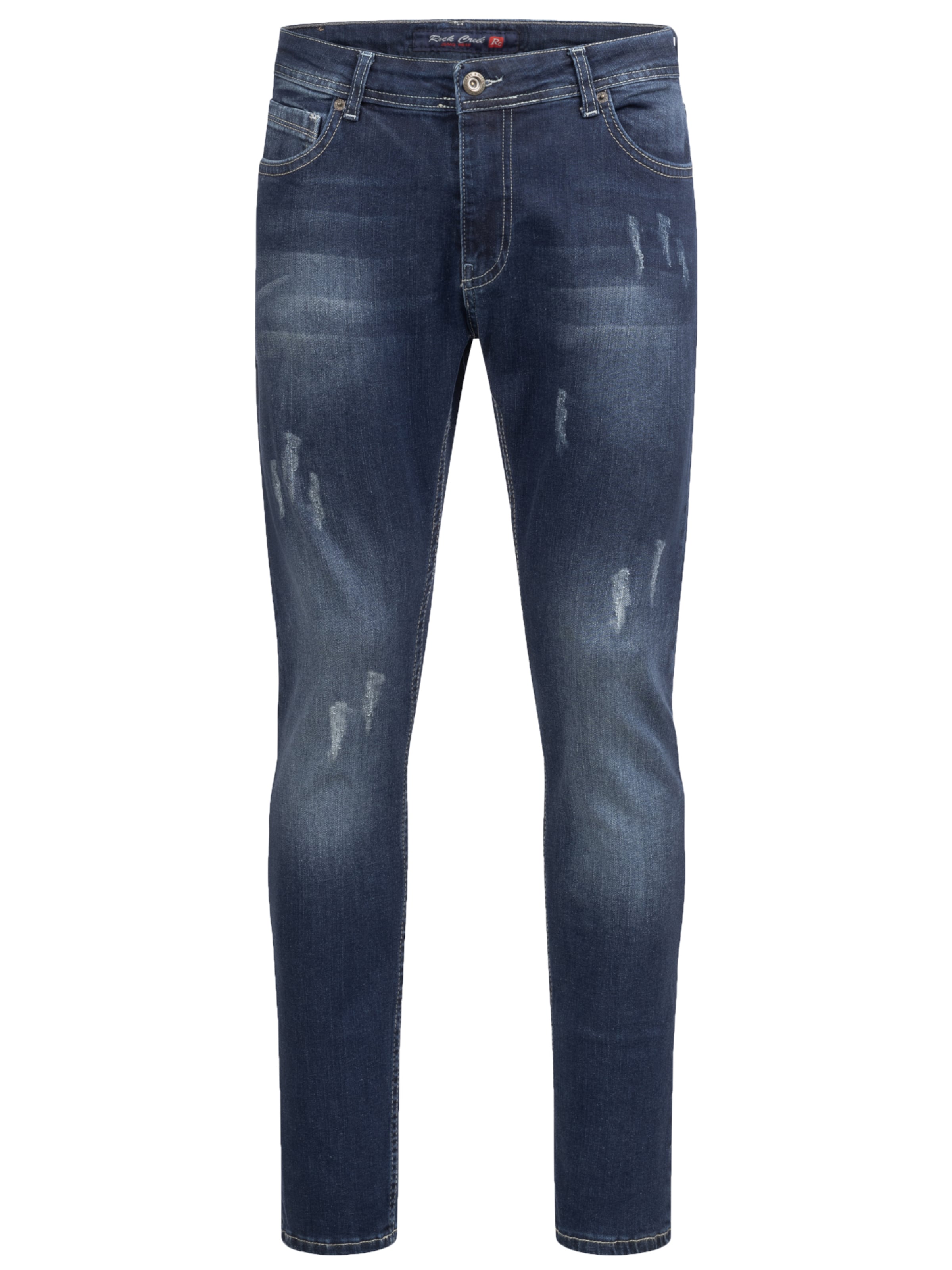 Rock Creek Slimfit Jeans in Blau: Vorderseite