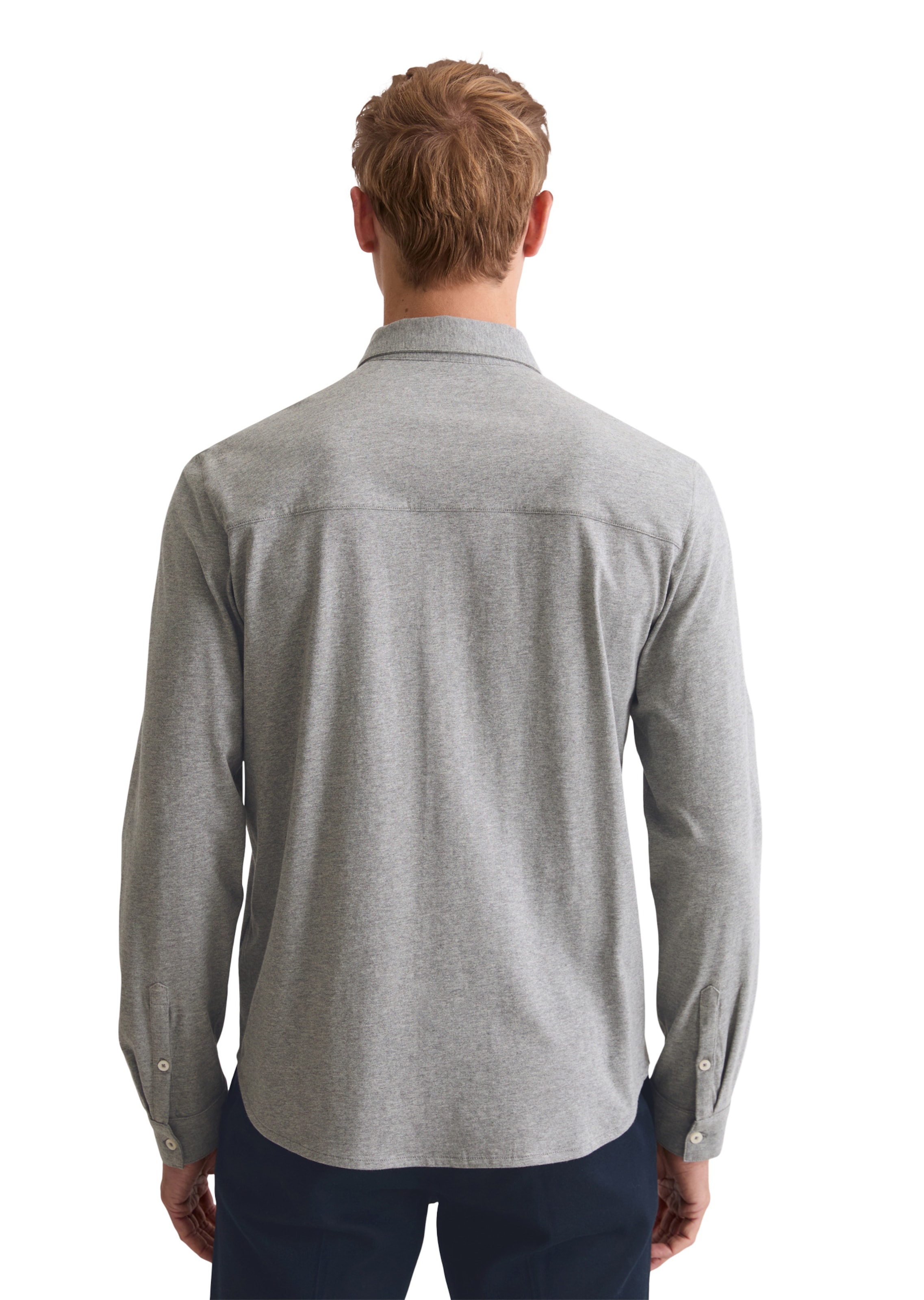 Marc O'Polo Regular fit Button Up Shirt in Grey