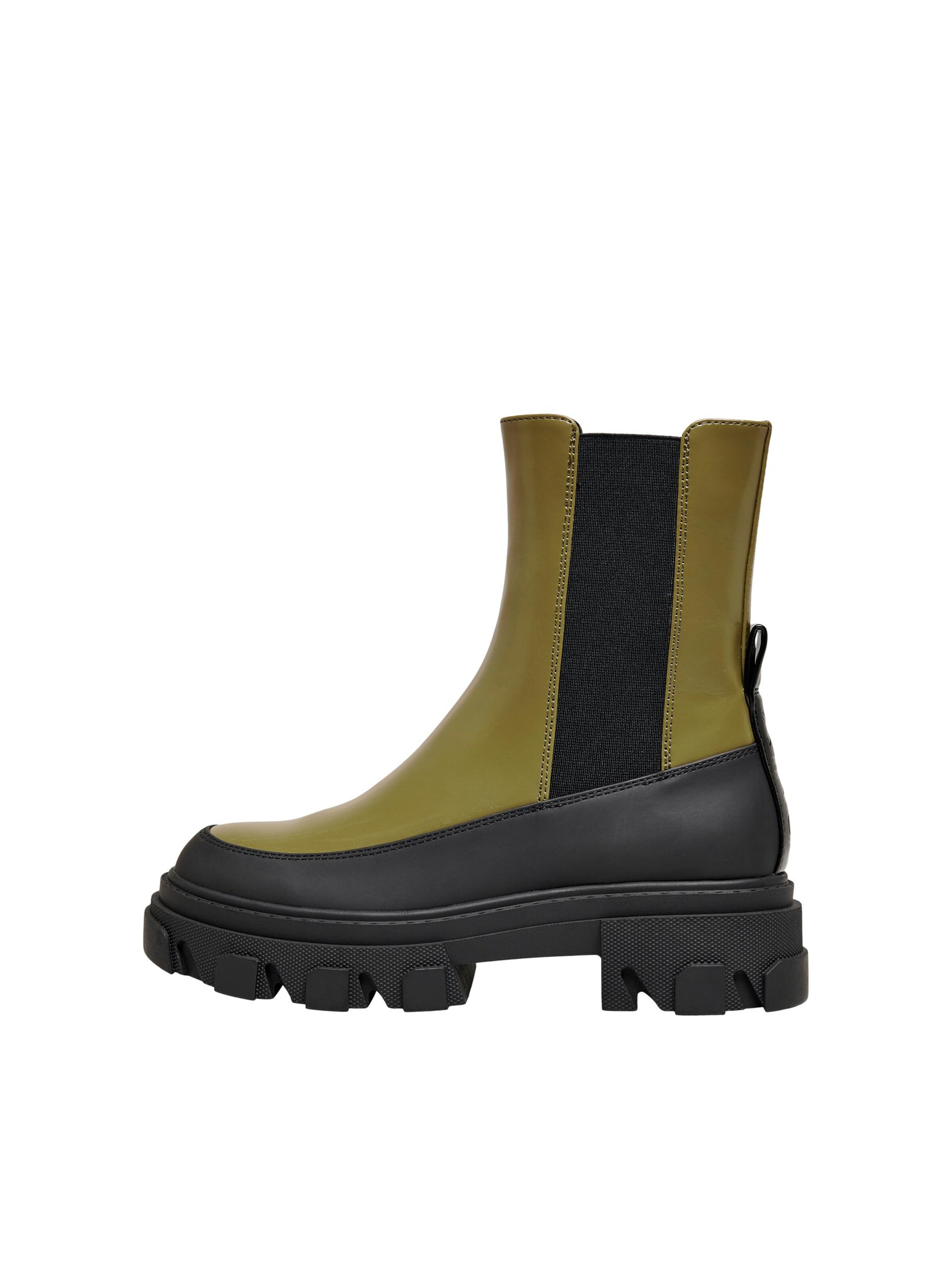 ONLY Боти Chelsea 'Tola' в зелено: отпред