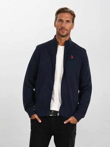 U.S. POLO ASSN. Sweat jacket in Blue