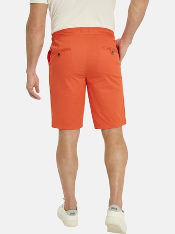 Loosefit Pantalon chino 'Amfinn' Jan Vanderstorm en orange