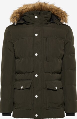 ICEBOUND Winterparka in Groen: voorkant