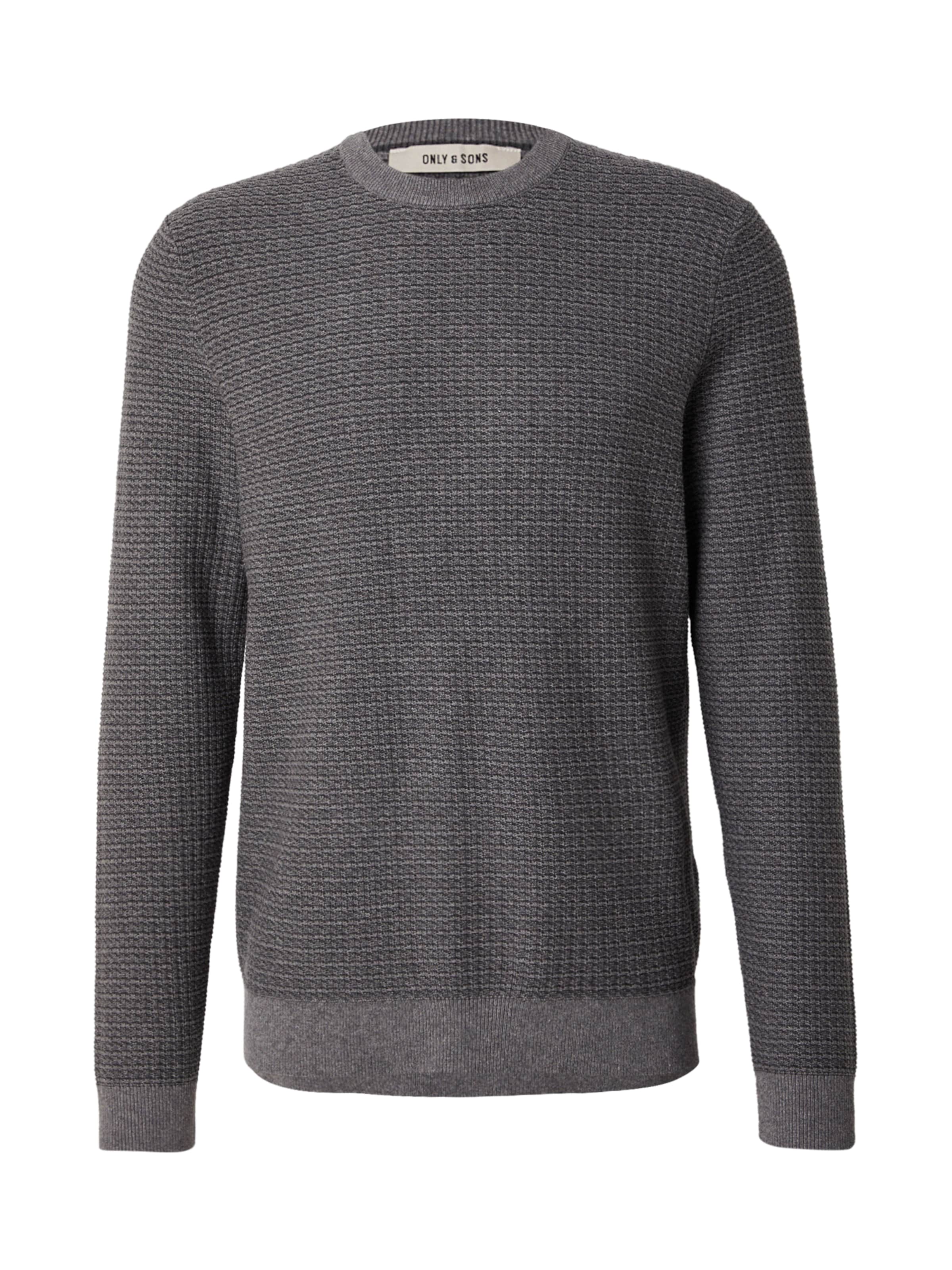 Only & Sons Sweater 'ONSMIGUEL' in Dark grey, Item view