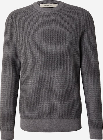 Only & Sons Svetr 'ONSMIGUEL' – šedá: přední strana