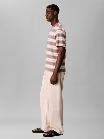 Calvin Klein Jeans T-Shirt in Braun