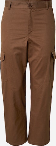 ABOUT YOU Loose fit Cargo Pants 'Sami' in Brown: front